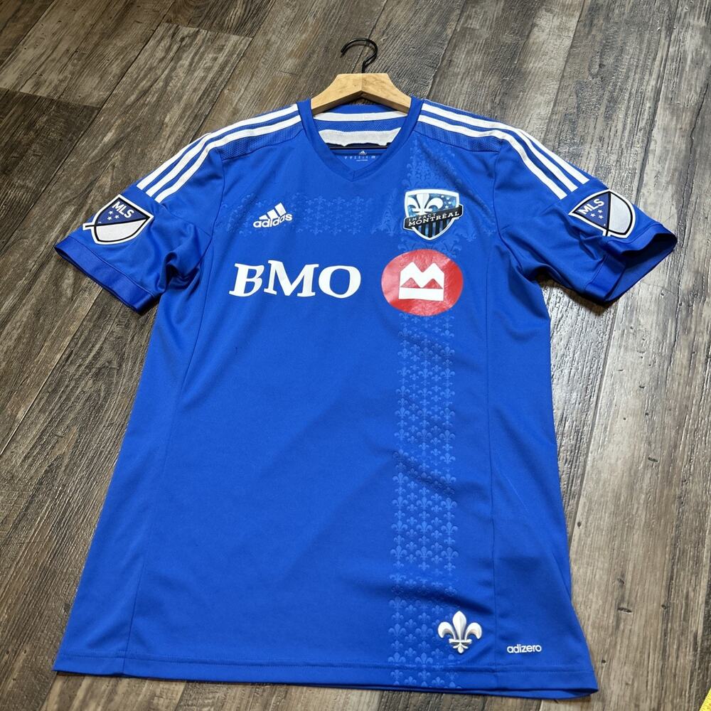 Adidas 2014 Home Size M Player Issue Short Sleeve Montreal Impact Jersey Toia 25